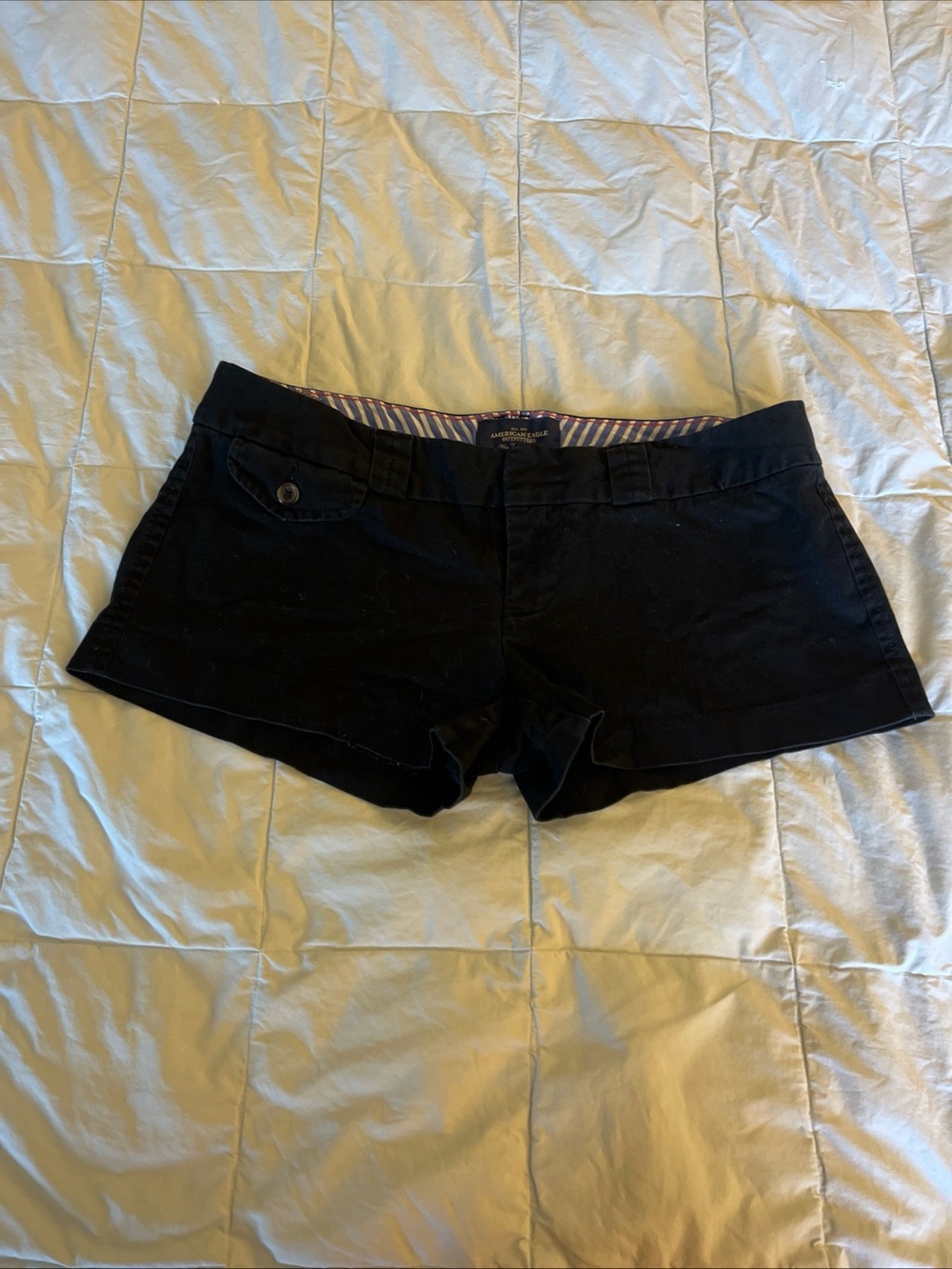 American Eagle Women's Navy Mini Summer Favorite Shorts Size 6